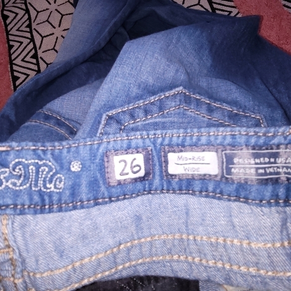MISS ME MID RISE WIDE LEG JEANS, SZ 26 - Picture 6 of 11